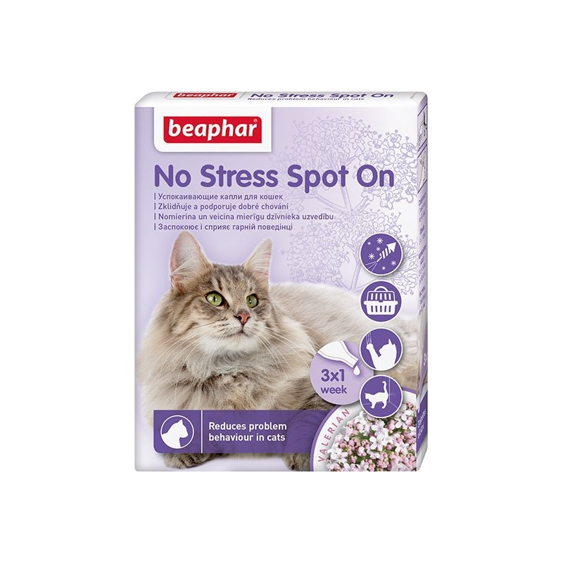 BE-No Stress Spot Cat pip N3/stressi ja rahutusevastased pipetid