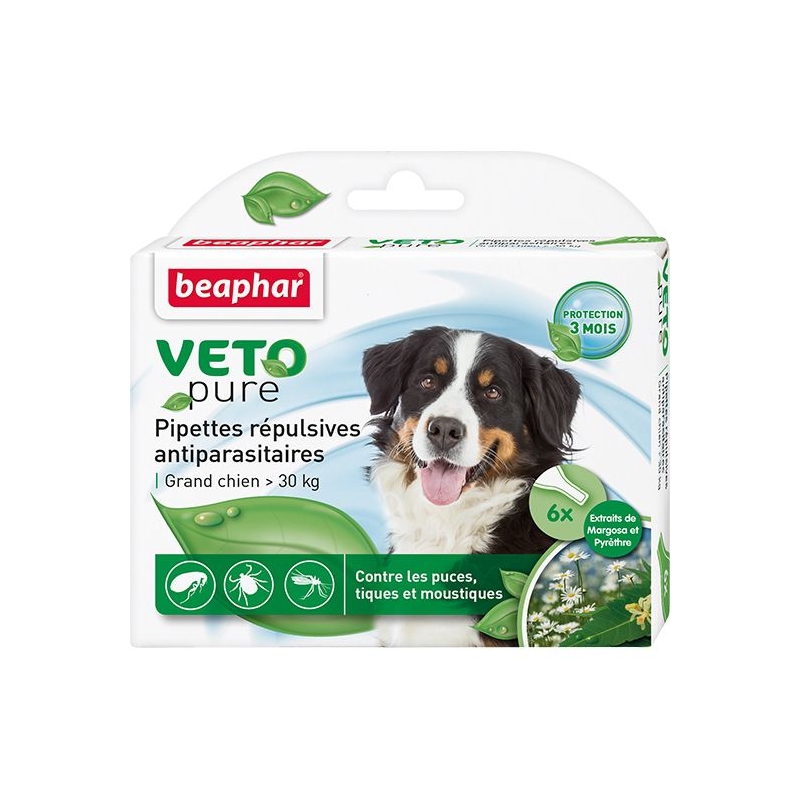 BE-Veto SpotOn Dogs 30kg N3 tilgad ektoparasiitide vastu - koer