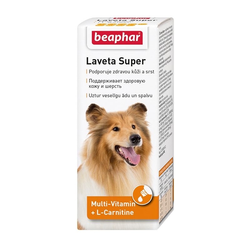 Beaphar Laveta Super Dog 50ml multivitamiin