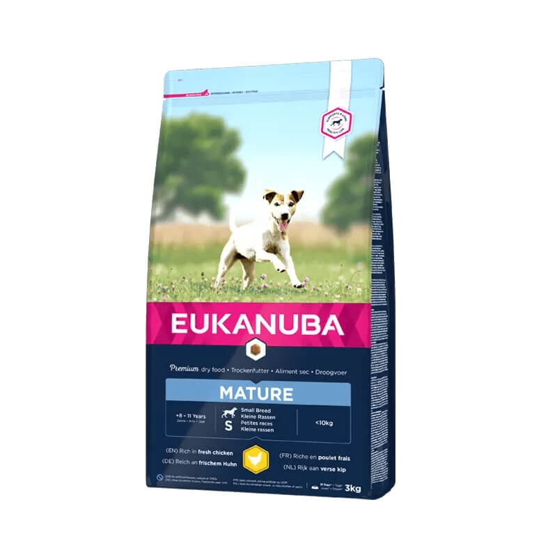 EUKANUBA Mature kanalihaga väikestele koertele 3 kg