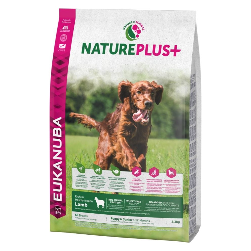 EUK DOG NaturePlus Pup Lamb 2,3kg