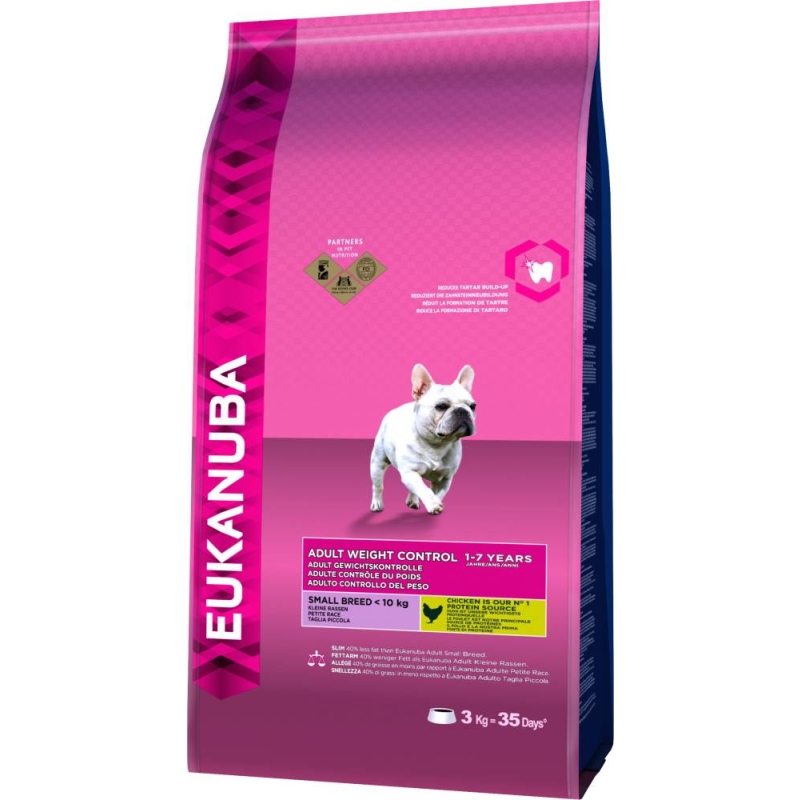 EUK DOG Weight Control Small Breed 3kg