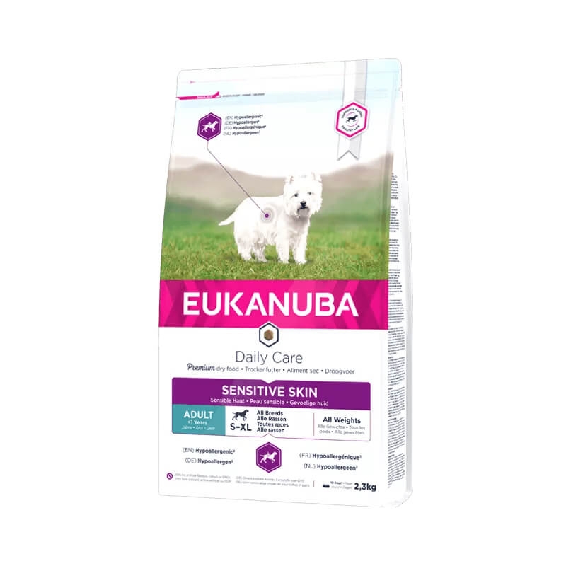 EUKANUBA Adult kalaga tundliku nahaga koertele 2.3 kg