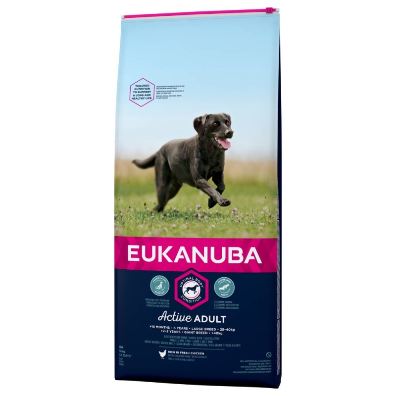 EUK DOG AD Large Norrmal Activity 12kg