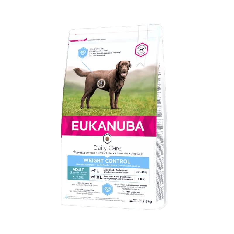 EUKANUBA Adult kanalihaga suurtele ülekaalulistele koertele 15 kg