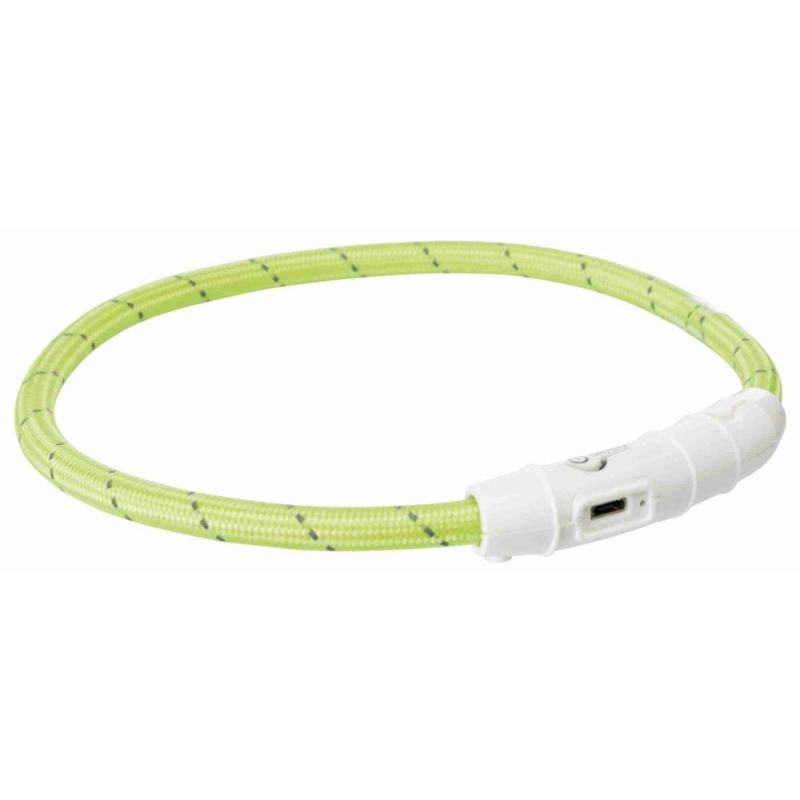 Kaelarihm Flash light ring USB M-L 45cm green