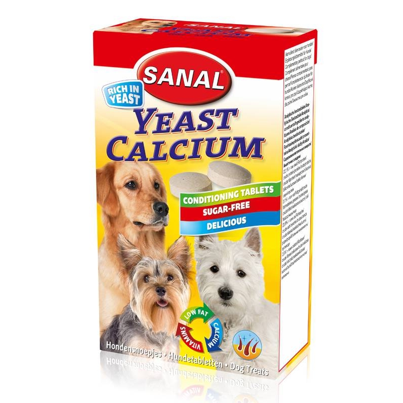 SANAL DOG Kaltsium pärm 100g