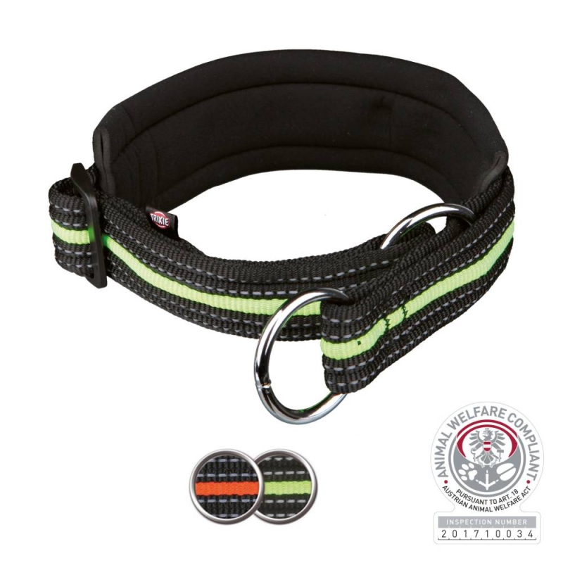 **Poov kaelarihm Fusion choke, L: 45–53 cm/30 mm, must/oranž