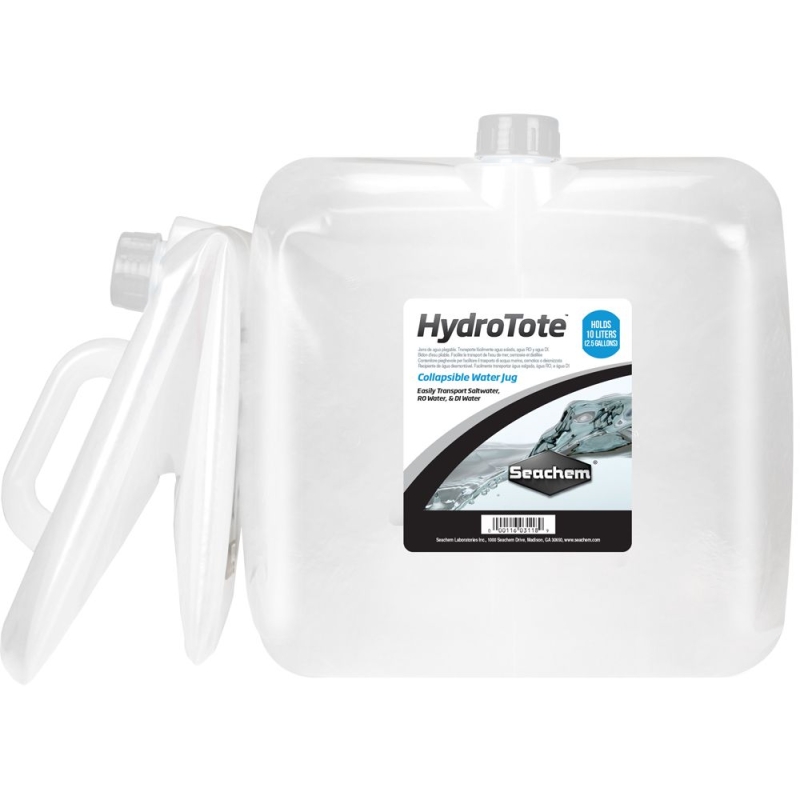 Seachem HydroTote - пластиковая складная канистра - 10 литров