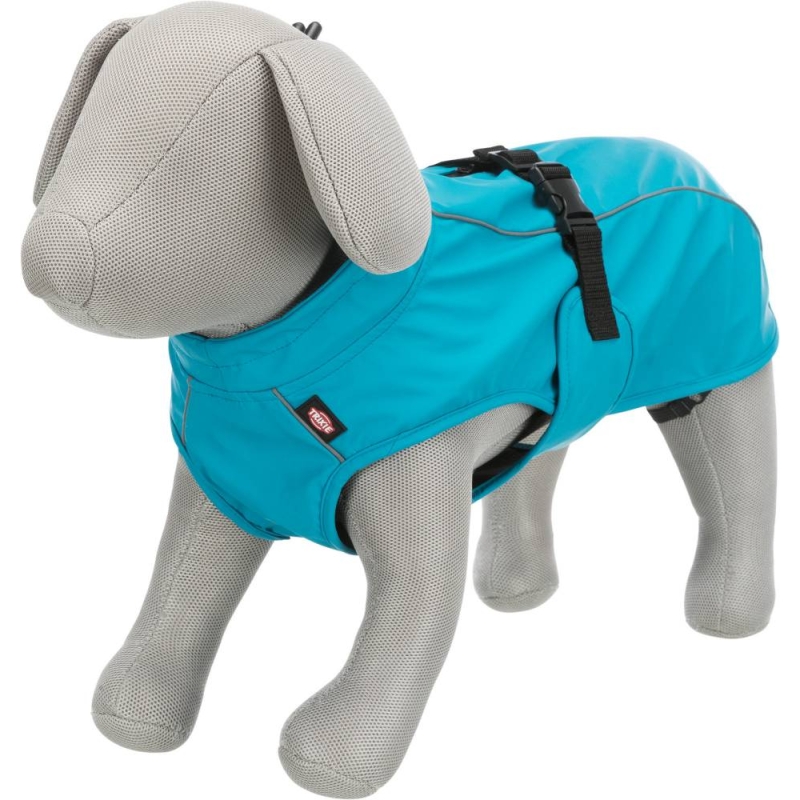 Koera vihmamantel Vimy raincoat, M: 45 cm, turquoise