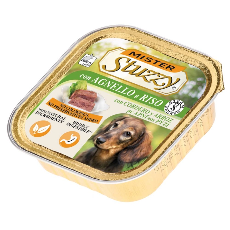 Täissööt (konserv) MISTER STUZZY Dog 150gr lambaliha riisiga