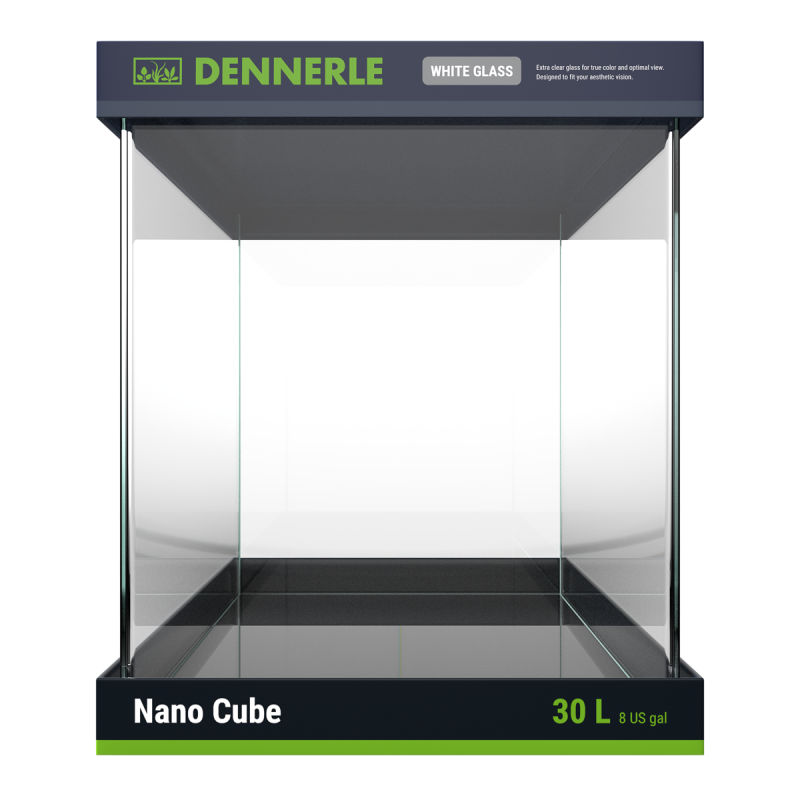 Dennerle NanoCube - 30 l Opti-White (valge klaas) akvaarium