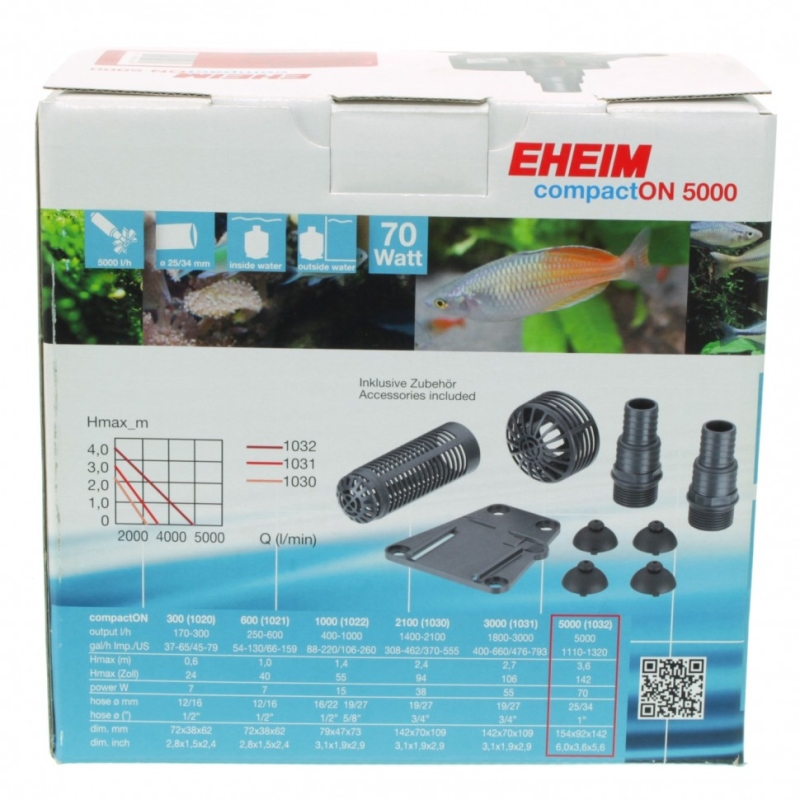EHEIM compactON 5000 Aquarium Pumpe