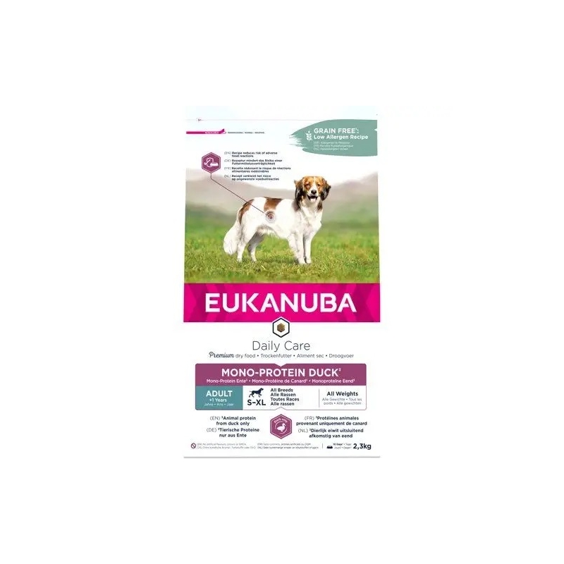 EUKANUBA Adult Mono-Protein pardilihaga koertele 2.3 kg