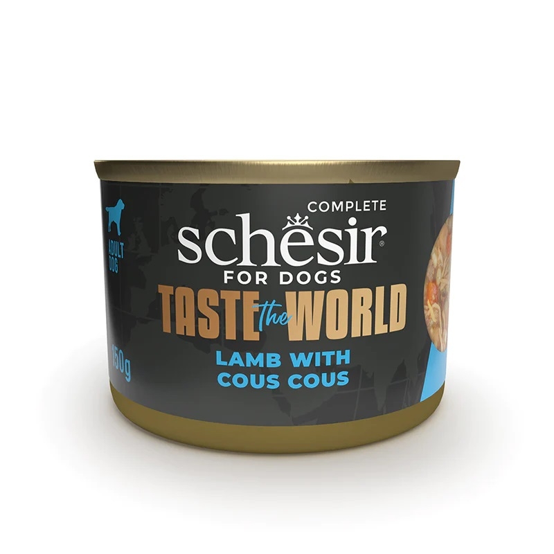 Schesir Taste The World lambaliha kuskus märg toit koertele 150g