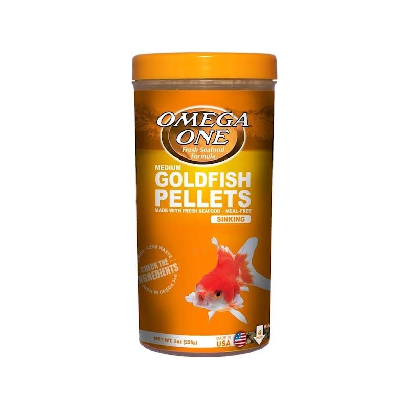 Omega One Medium Goldfish Pellets 226g