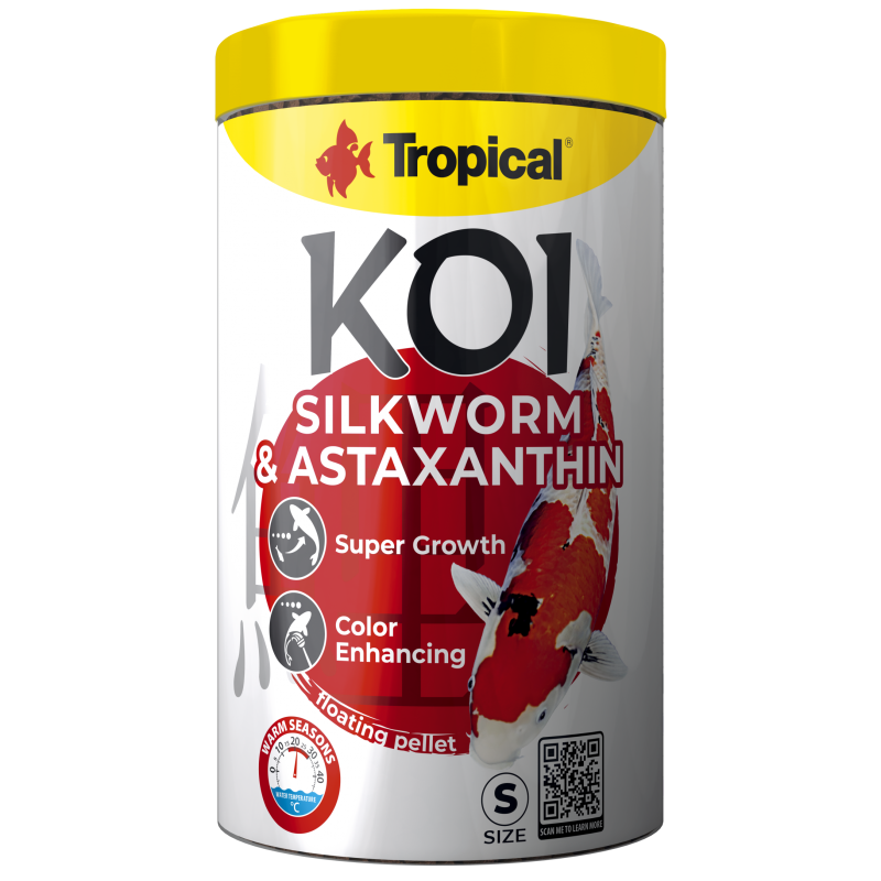 Troopiline koi siidiuss ja astaksantiini suurus M 1L