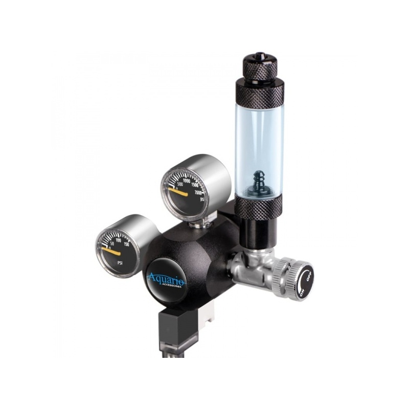 AQUARIO Black CO2 reduktor magnetklapiga