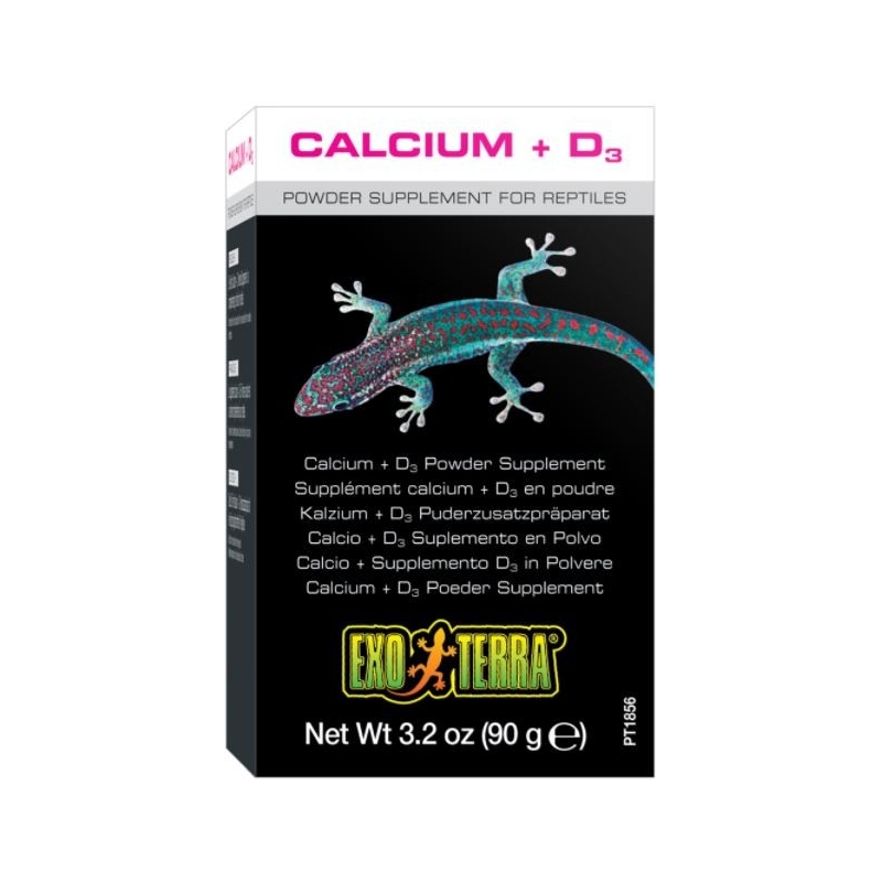 Exo Terra Calcium + D3 - kaltsiumipulber