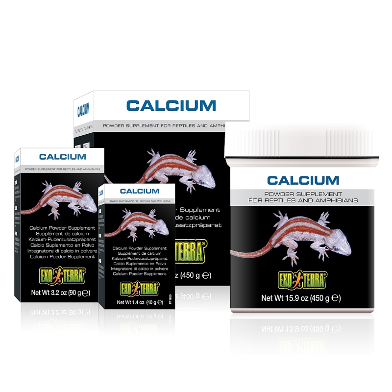 EXO TERRA Calcium - kaltsium roomajatele ja kahepaiksetele 90g