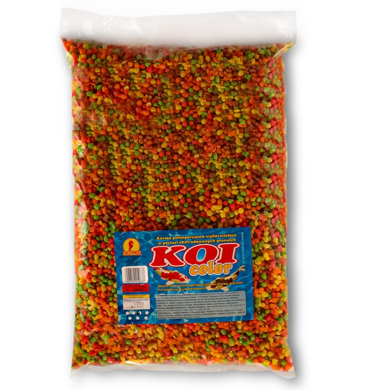 Glopex Koi color Granules 20l - полноценный корм для рыб
