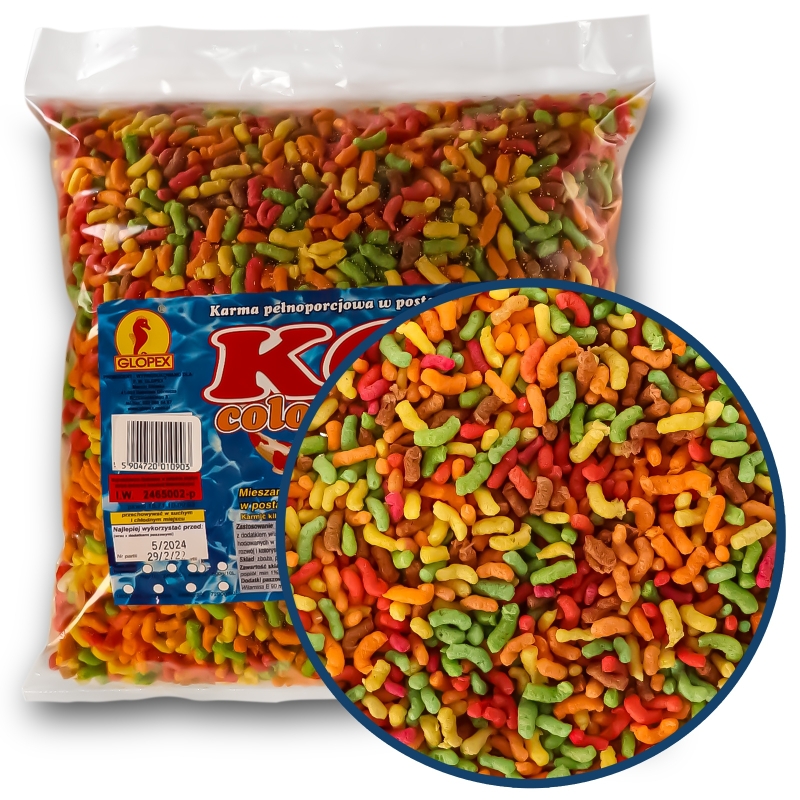 Glopex Koi color Sticks 3 л - полноценный корм для рыб