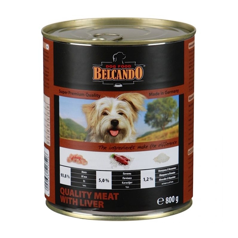 Belcando Quality Meat/Liver lihakonserv maksaga täiskasvanud koertele, 400g