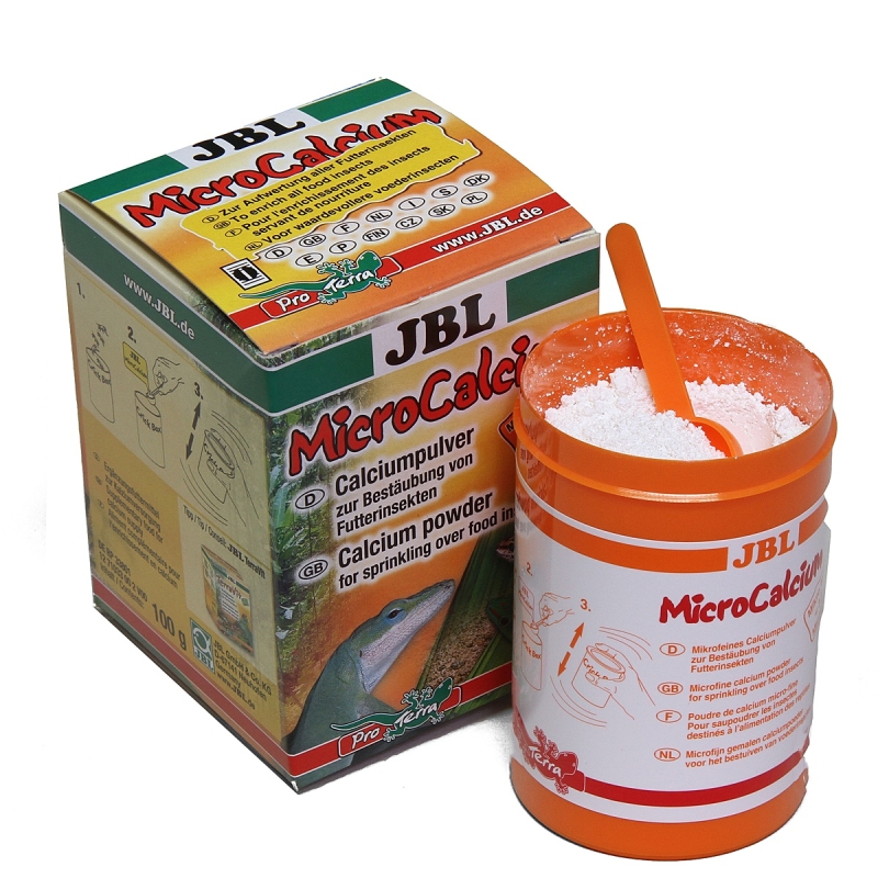 JBL MicroCalcium 100g- mineraalne lisatoit kõigile roomajatele