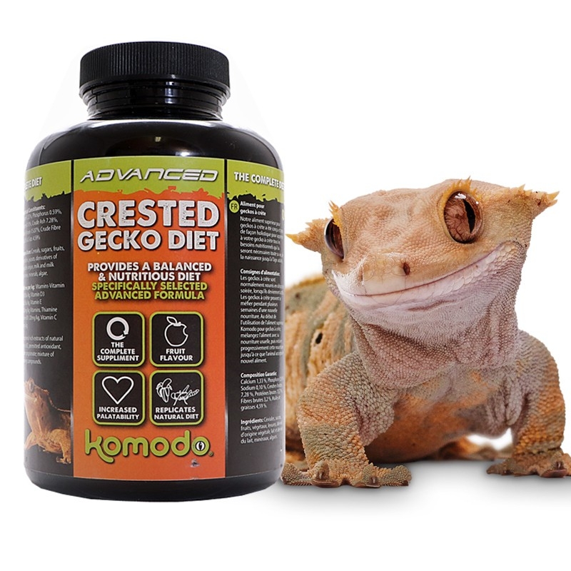 Komodo Advanced Gecko Diet + Vitamins 180g - troopilised puuviljad