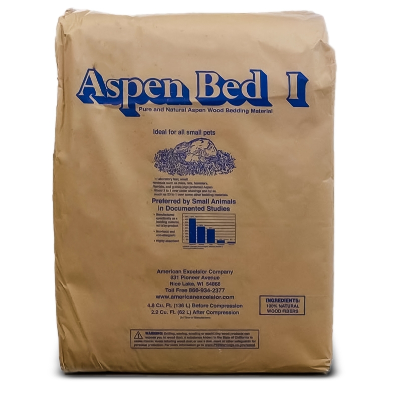 Komodo Aspen Bed 136l - absorbeeriv substraat roomajate jaoks