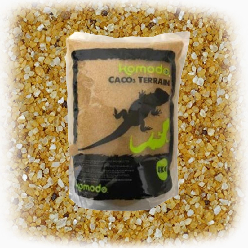 Komodo CaCo3 Sand Caramel - söödav liiv roomajatele