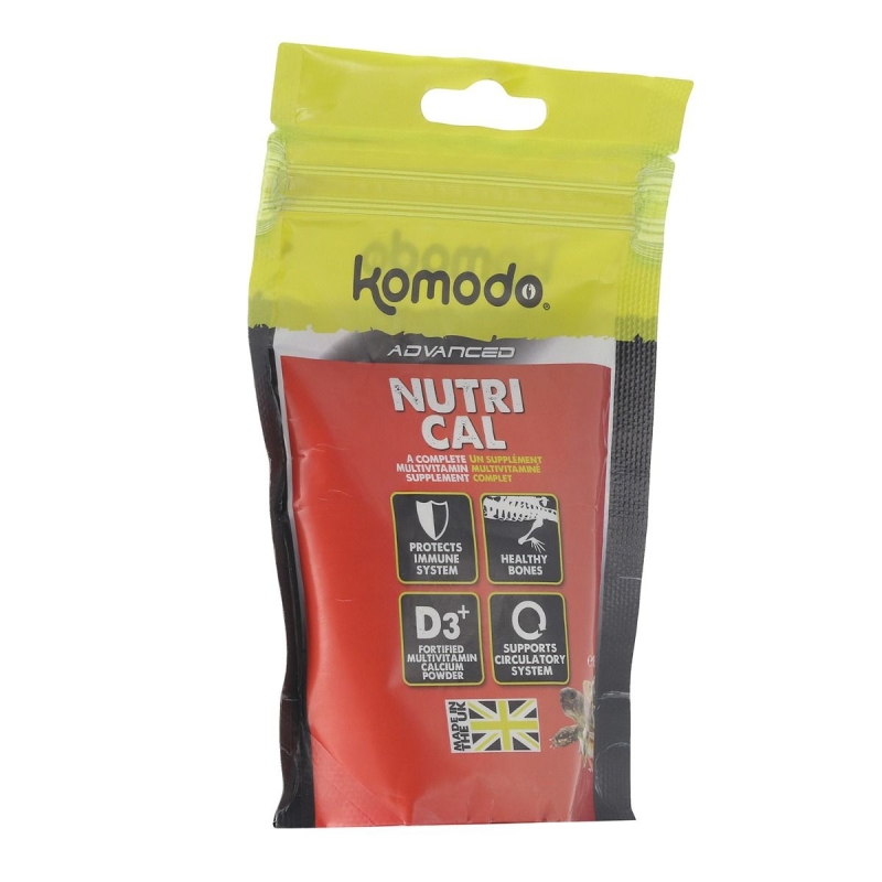 Komodo Nutri-Cal 150g - vitamiinid ja kaltsium kilpkonnadele ja sisalikele