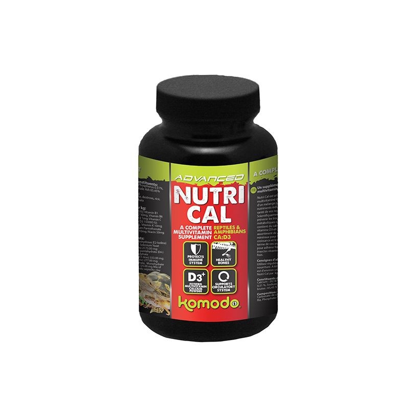 Komodo Nutri-Cal 330g - vitamiinid ja kaltsium kilpkonnadele ja sisalikele