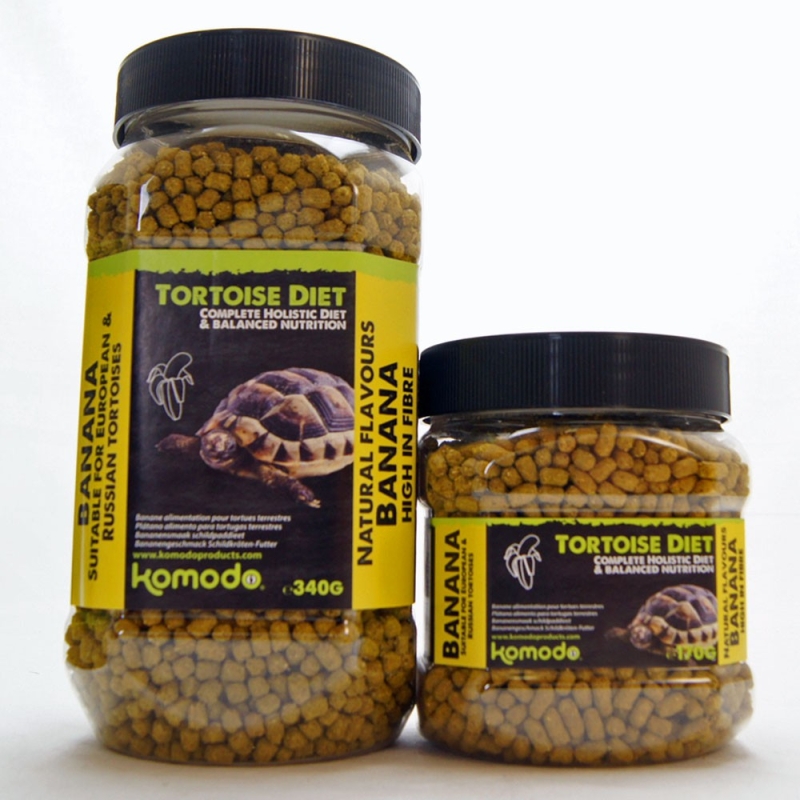 Komodo Tortoise Diet Banana 340g - toit kilpkonnadele