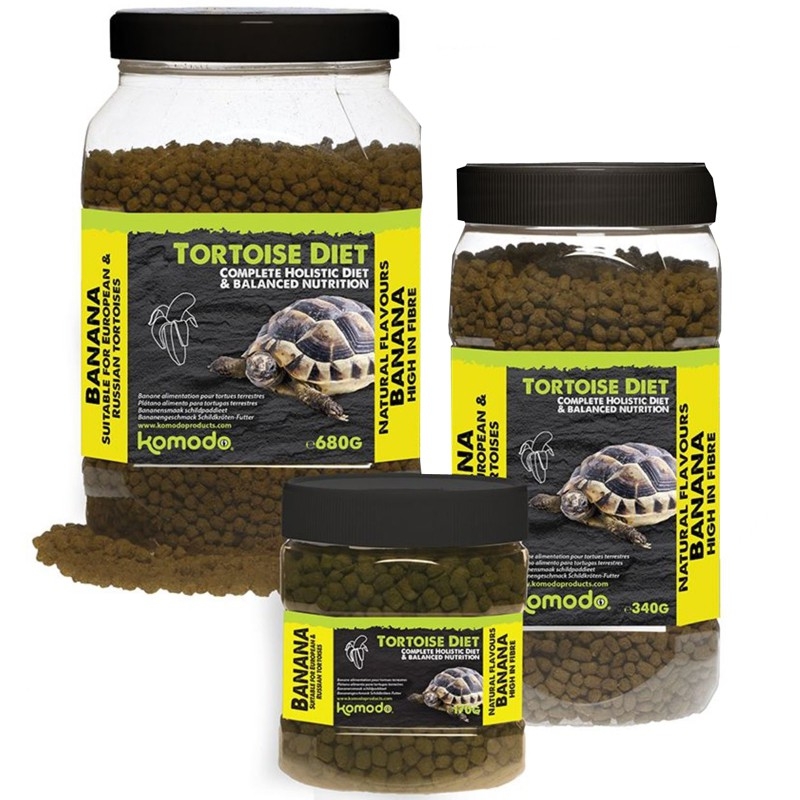 Komodo Tortoise Diet Banana 680g - toit kilpkonnadele