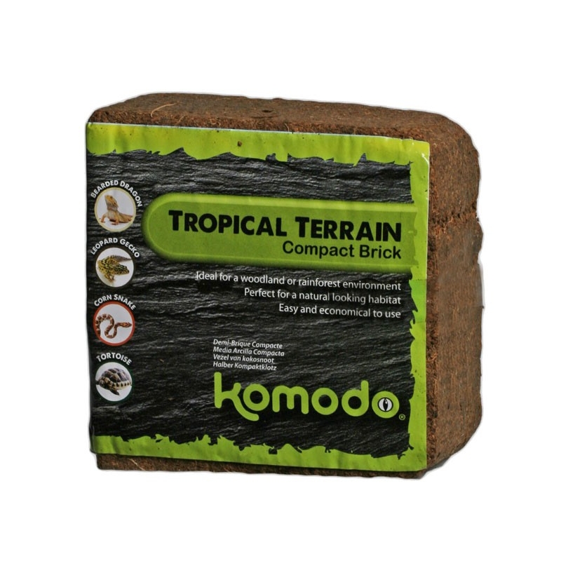 Komodo Tropical Terrain Brick L - kookoskiust substraat 8l