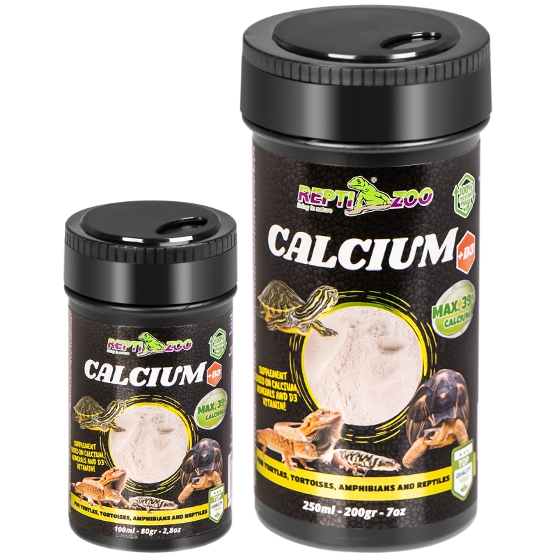 Repti-Zoo Calcium + D3 100ml - kaltsium koos D3 ja vitamiinidega