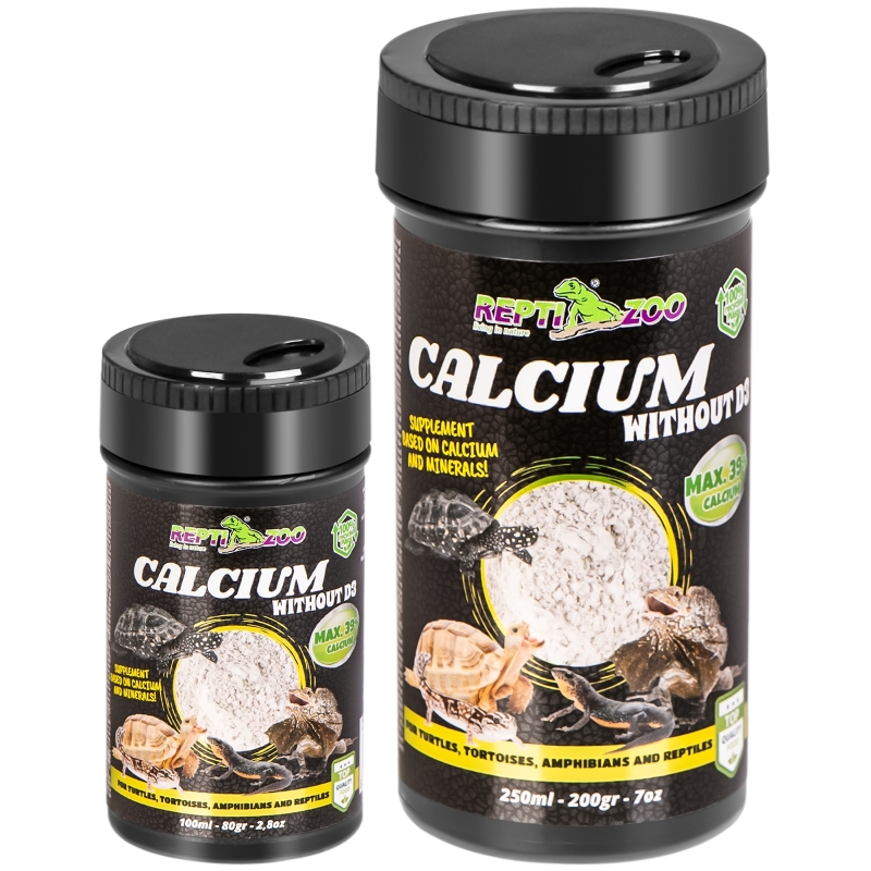 Repti-Zoo Calcium ilma D3-ta 100ml - kaltsium ilma D3 ja vitamiinita