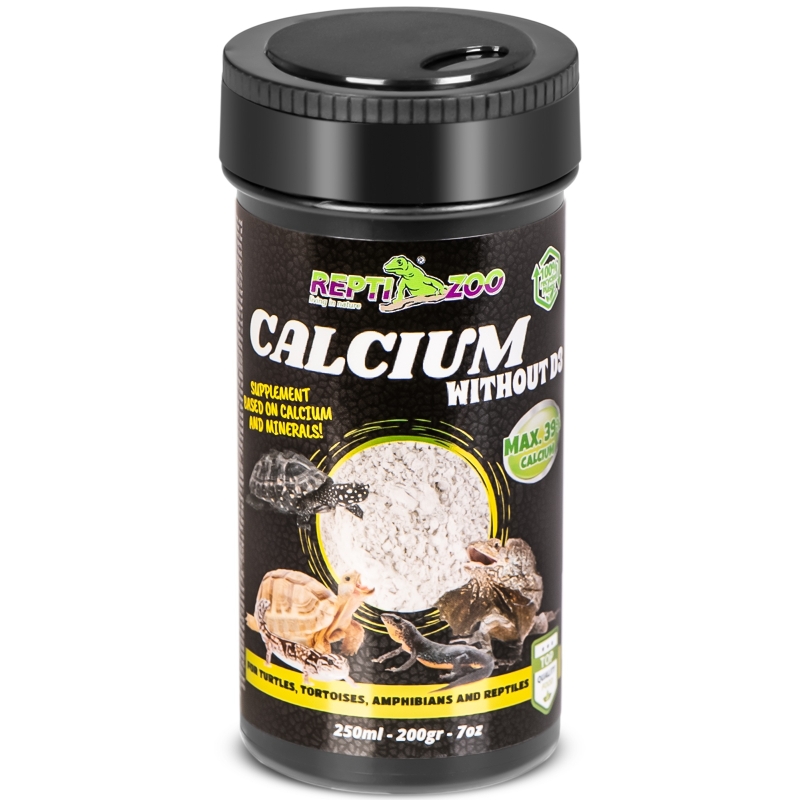 Repti-Zoo Calcium ilma D3 250ml - kaltsium ilma D3 ja vitamiinita