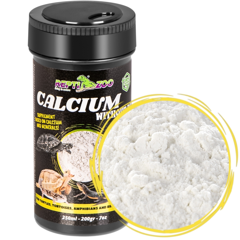 Repti-Zoo Calcium ilma D3 250ml - kaltsium ilma D3 ja vitamiinita