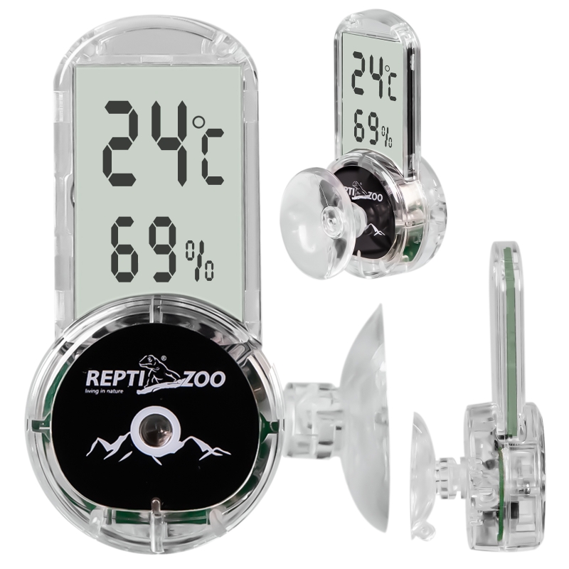 Repti-Zoo 4-sides Thermometer Hygrometer - LCD termomeeter ja hügromeeter