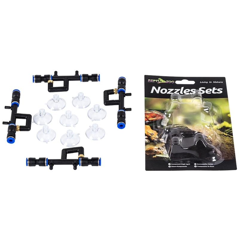 Repti-Zoo Nozzles Set - komplekt 4 vihmutuspihustiga pihustid