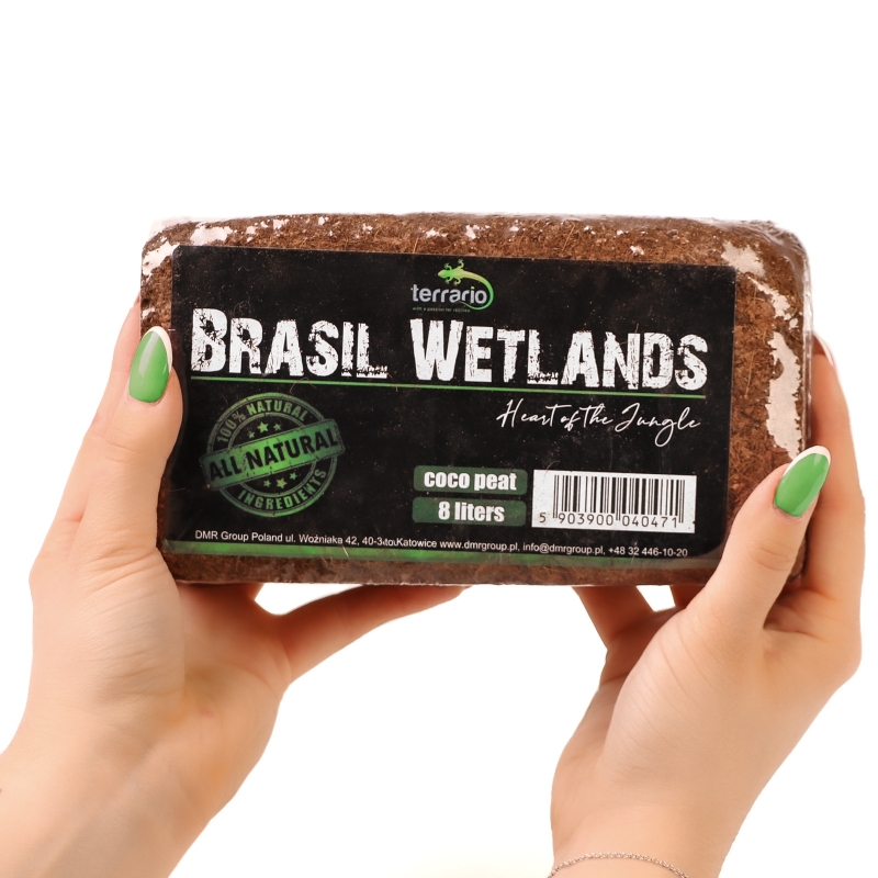 Terrario Brasil Wetlands 7l 650g - kookoskiust substraat