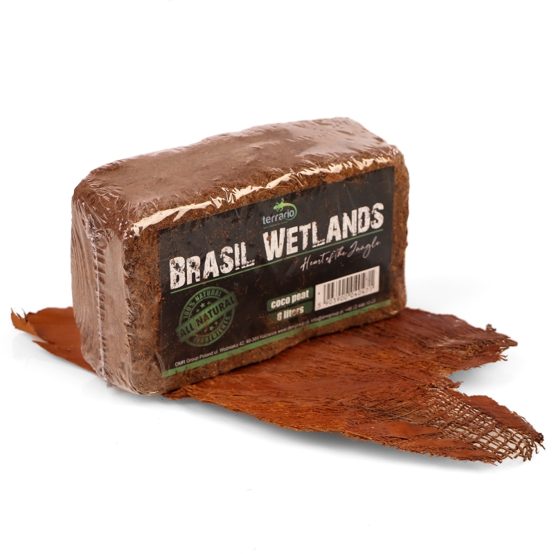 Terrario Brasil Wetlands 7l 650g - kookoskiust substraat