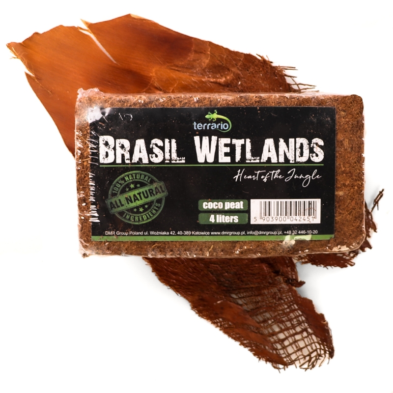 Terrario Brasil Wetlands 4l - kookoskiust substraat