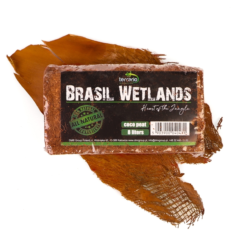 Terrario Brasil Wetlands 7l 650g - kookoskiust substraat