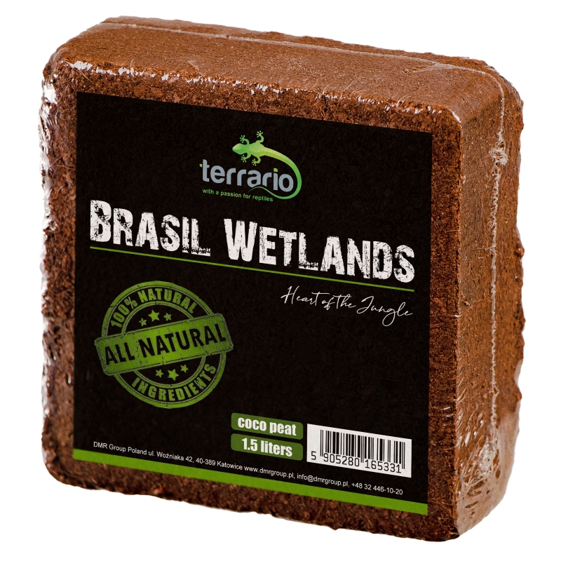 Terrario Brasil Wetlands 1.5l - kookoskiust substraat