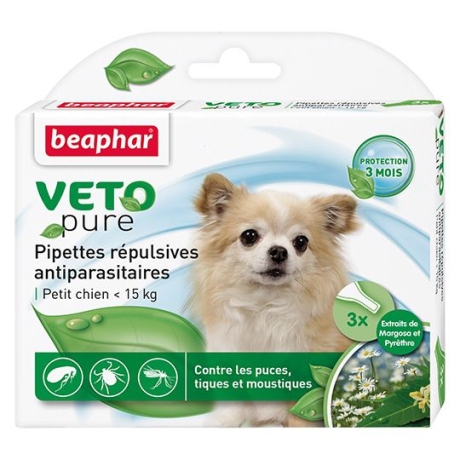 BE-Veto SpotOn Dogs 15 kg N3 tilgad ektoparasiitide vastu - koer