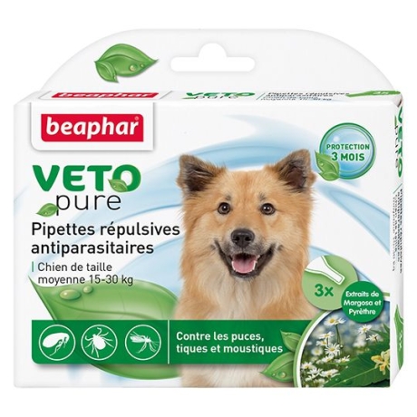 BE-Veto SpotOn Dogs 15-30kg N3 tilgad ektoparasiitide vastu - koer