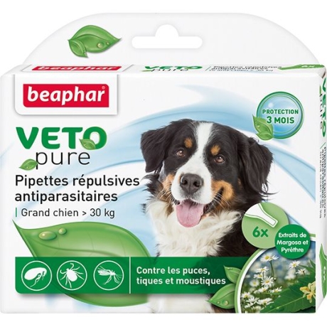 BE-Veto SpotOn Dogs 30kg N3 tilgad ektoparasiitide vastu - koer